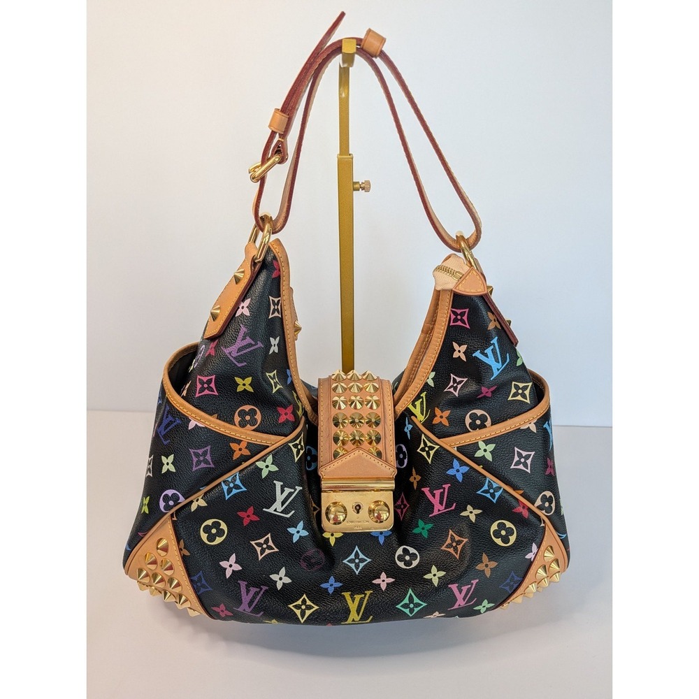 Louis Vuitton Murakami Multicolor Noir Chrissie MM Dustbag and COA included